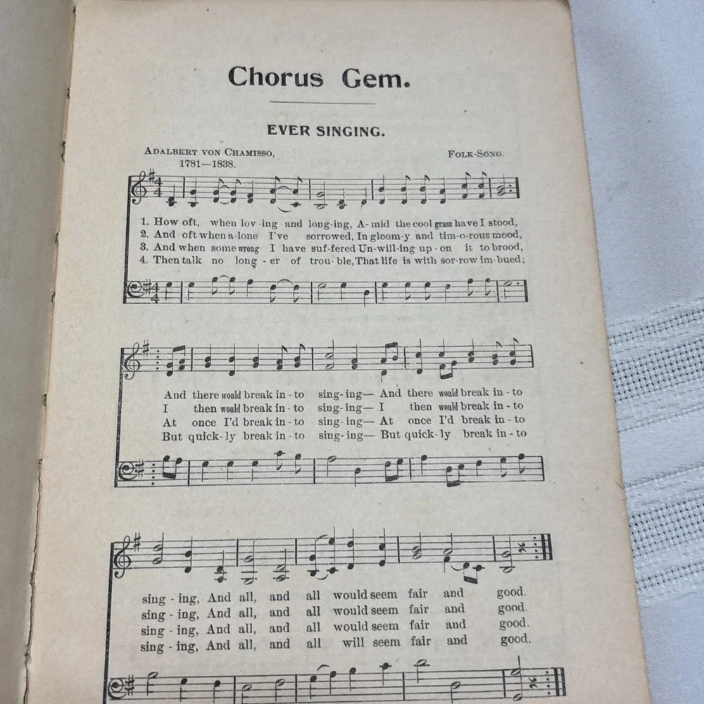 1904 The Chirus Gems Whybark A Collection Of Beautiful Soulful Songs A Flanagan